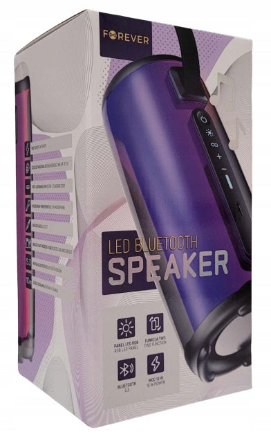 Portable speaker Forever 10W Bluetooth 5.3 function TWS USB/C AUX microphone