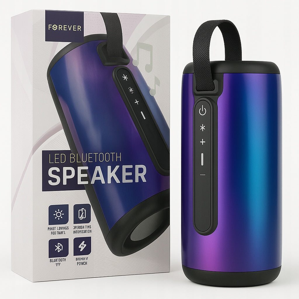 Portable speaker Forever FBS-136 purple 10 W Bluetooth BT