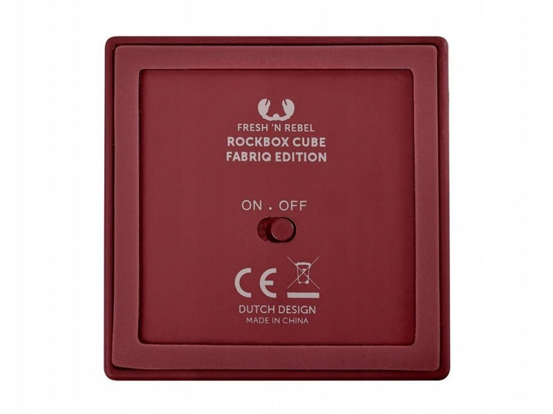 Portable speaker Fresh 'n Rebel ROCKBOX CUBE 1RB1000RU red 3 W EAN (GTIN) 8718734654131