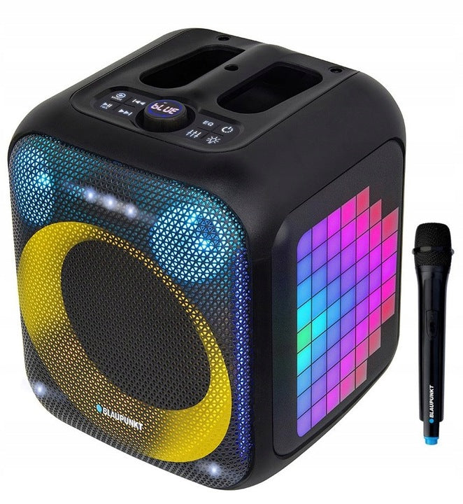 Portable speaker KARAOKE RADIO FM BLUETOOTH PB06LED 120 W black Packaging status original