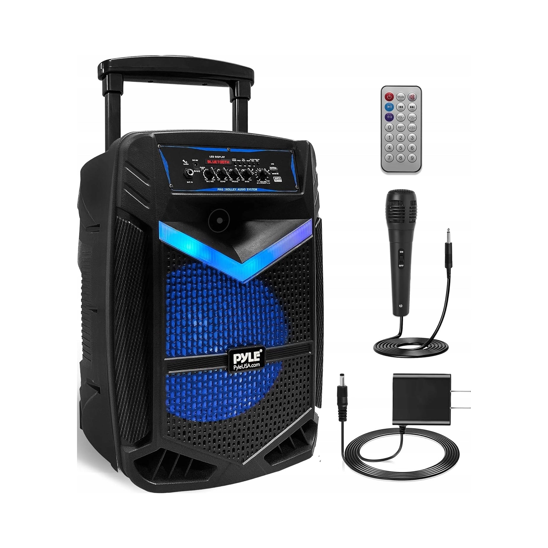 Portable speaker Pyle PPHP1242B black BLUETOOTH AUX 800 W