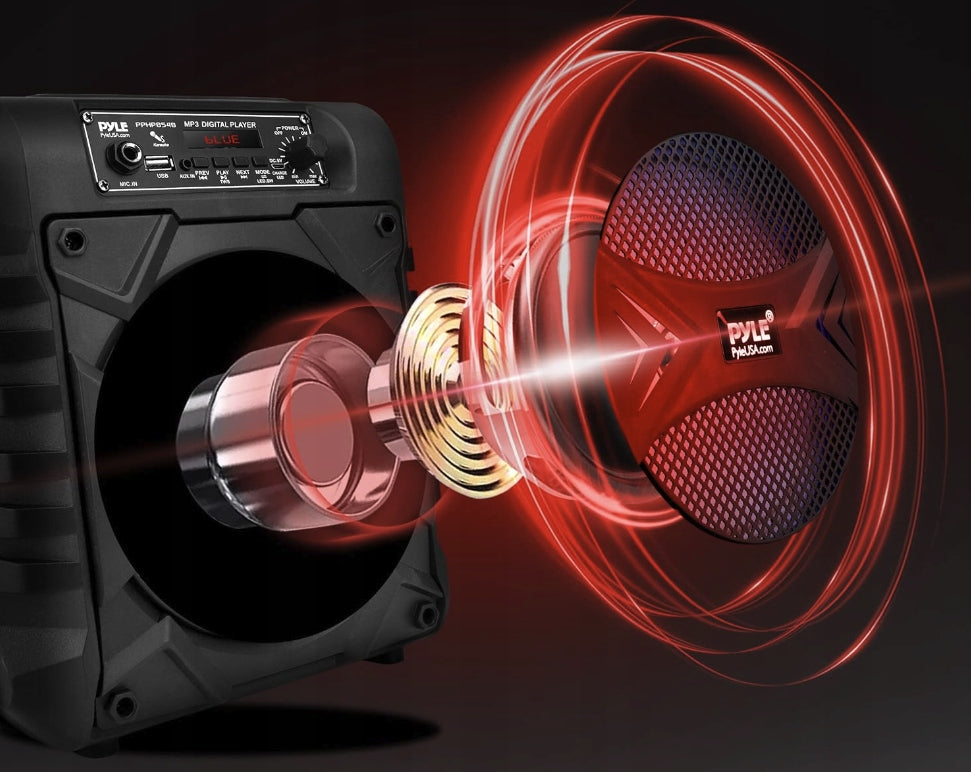 Portable speaker Pyle Partybox black 300 W Manufacturer code 842893133218