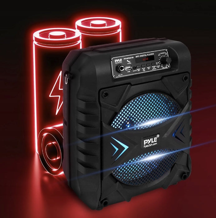 Portable speaker Pyle Partybox black 300 W