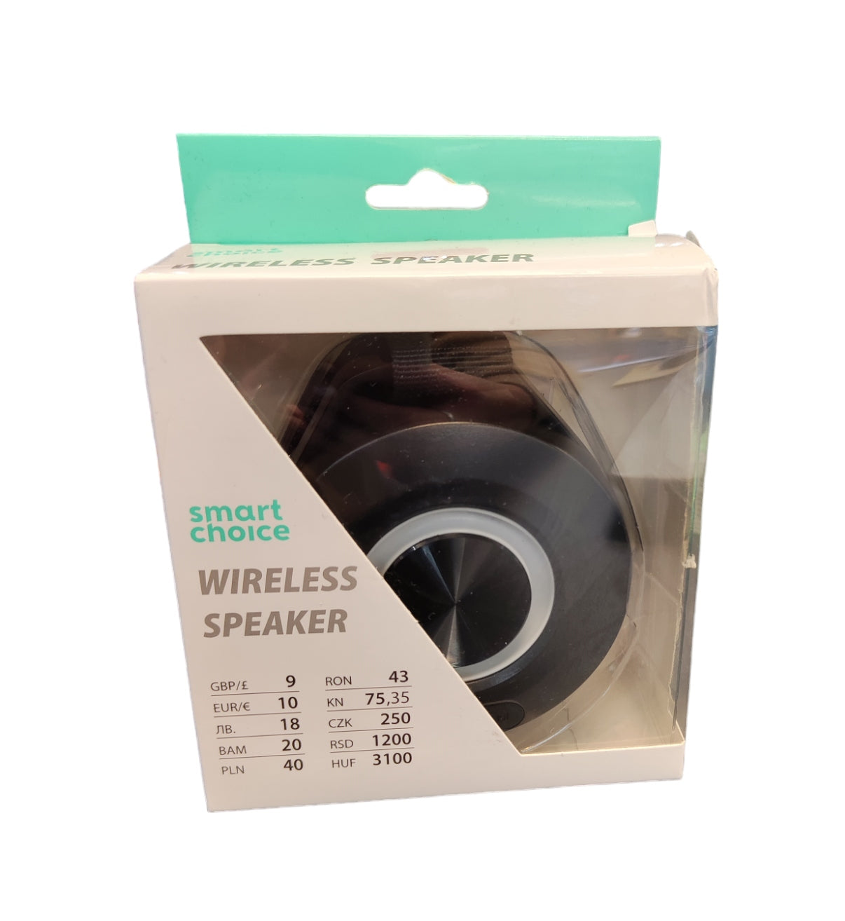 Portable speaker TRAGBARER black Smart Choice