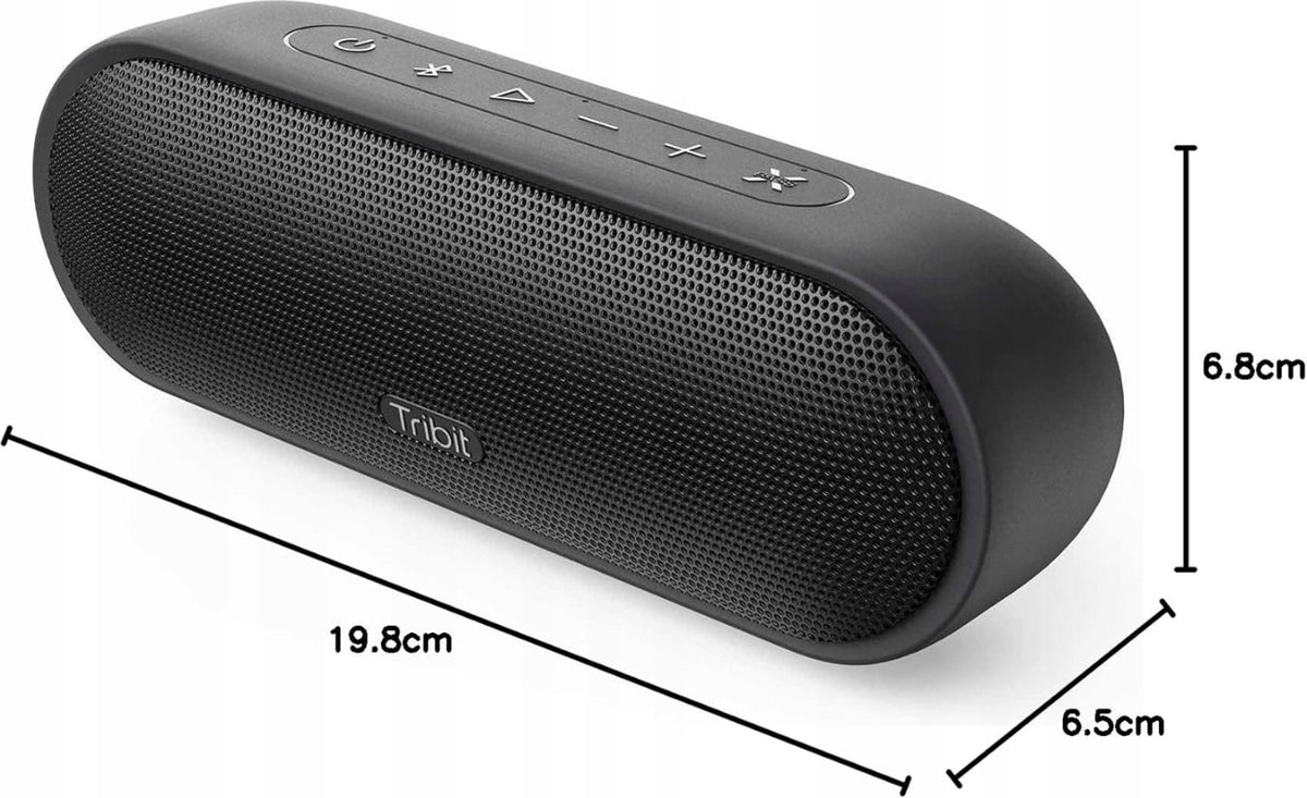Portable speaker Tribit MaxSound Plus BTS25S black 24 W Manufacturer code BTS25S Kompaktowy Mocny