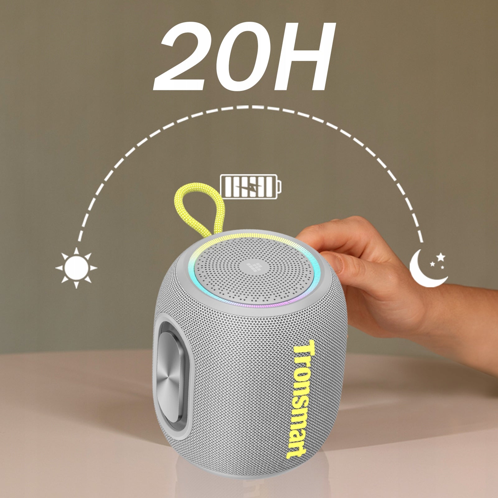 Portable speaker Tronsmart T8 Mini grey 16 W Packaging status original