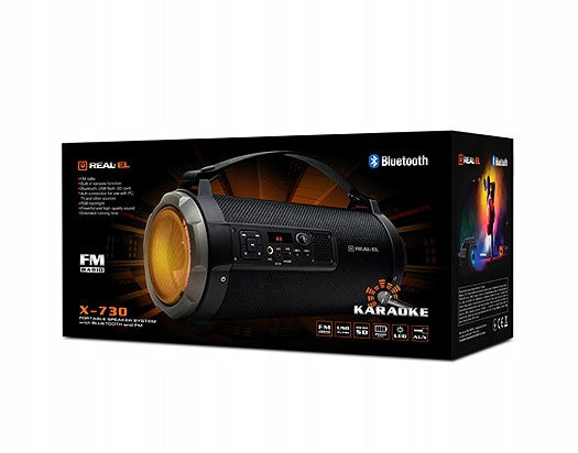 Portable speakers REAL-EL X-730 20W Karaoke Brand REAL-EL