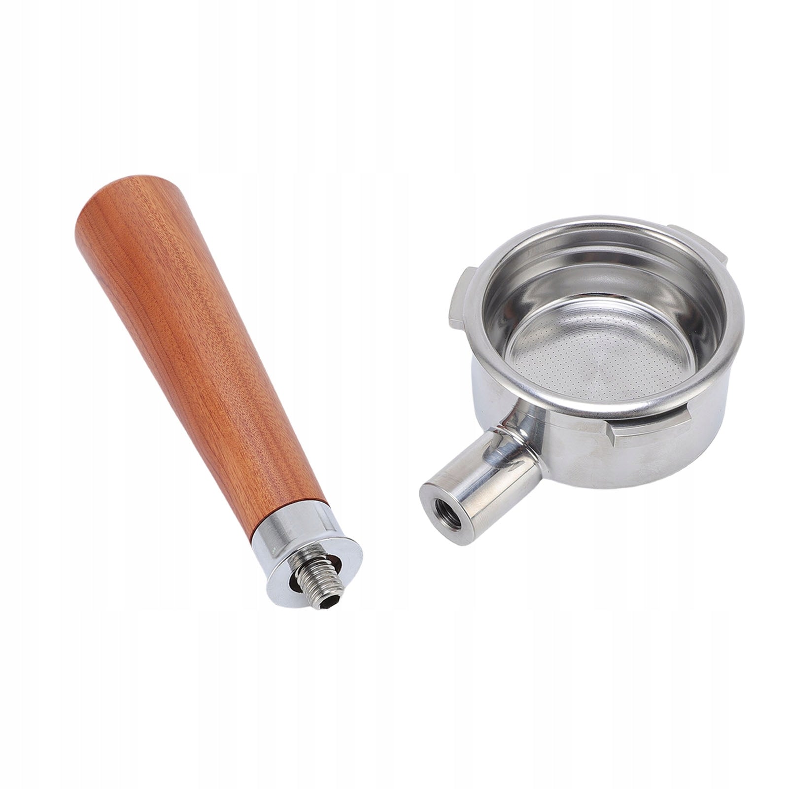 Portafilter 58 mm 3 ears double spout steel wooden handle Manufacturer code AG250910114622
