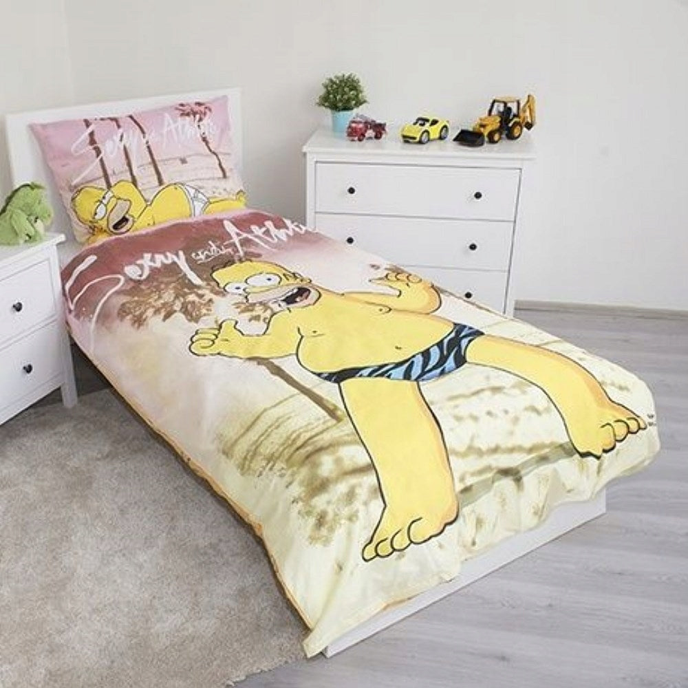 Bettwäscheset Homer, 140 x 200 cm + Kissenbezug 70 x 90 cm.