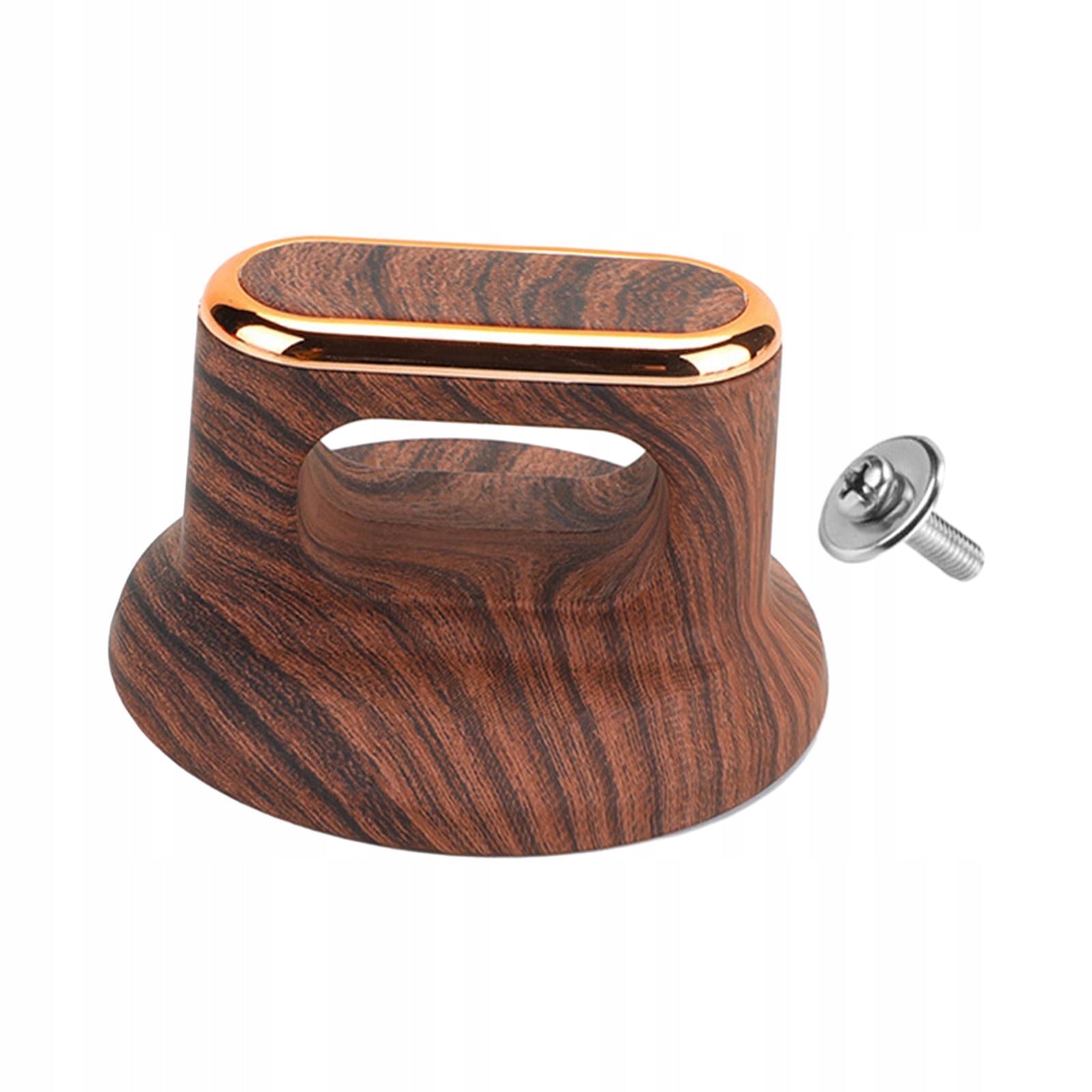 Pot Lid Cover Knob Handle Pan Lid Replacement Holding Knob Pot Dark Wood