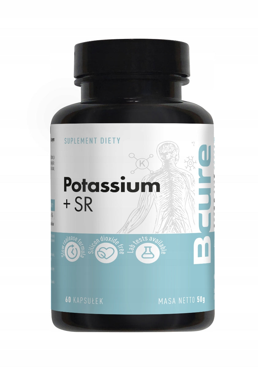 Potassium SR BCure prolonged release blood pressure muscle spasms 60k
