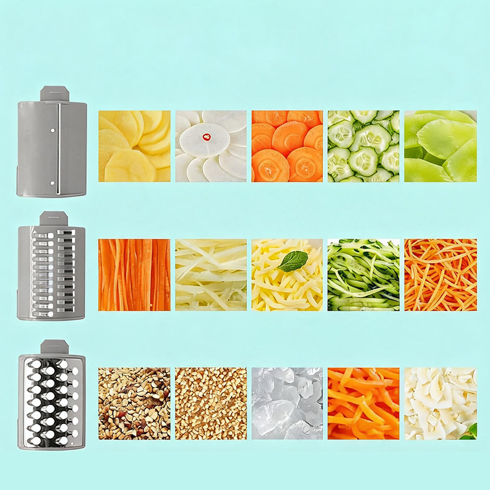 Potato Grater 3in1 Electric Vegetable and Cheese Grater BEDEE Brand Bedee