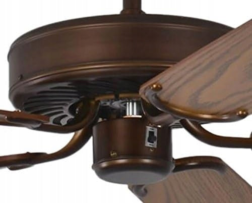 Potkuri ceiling fan PEPEO brown / Oak 132 cm with rattan insert Brand Pepeo