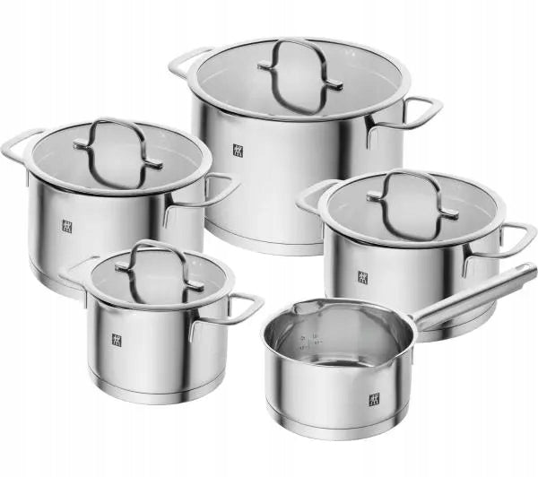 Pots Zwilling TrueFlow Induction Set of 9 Elements Stainless Steel