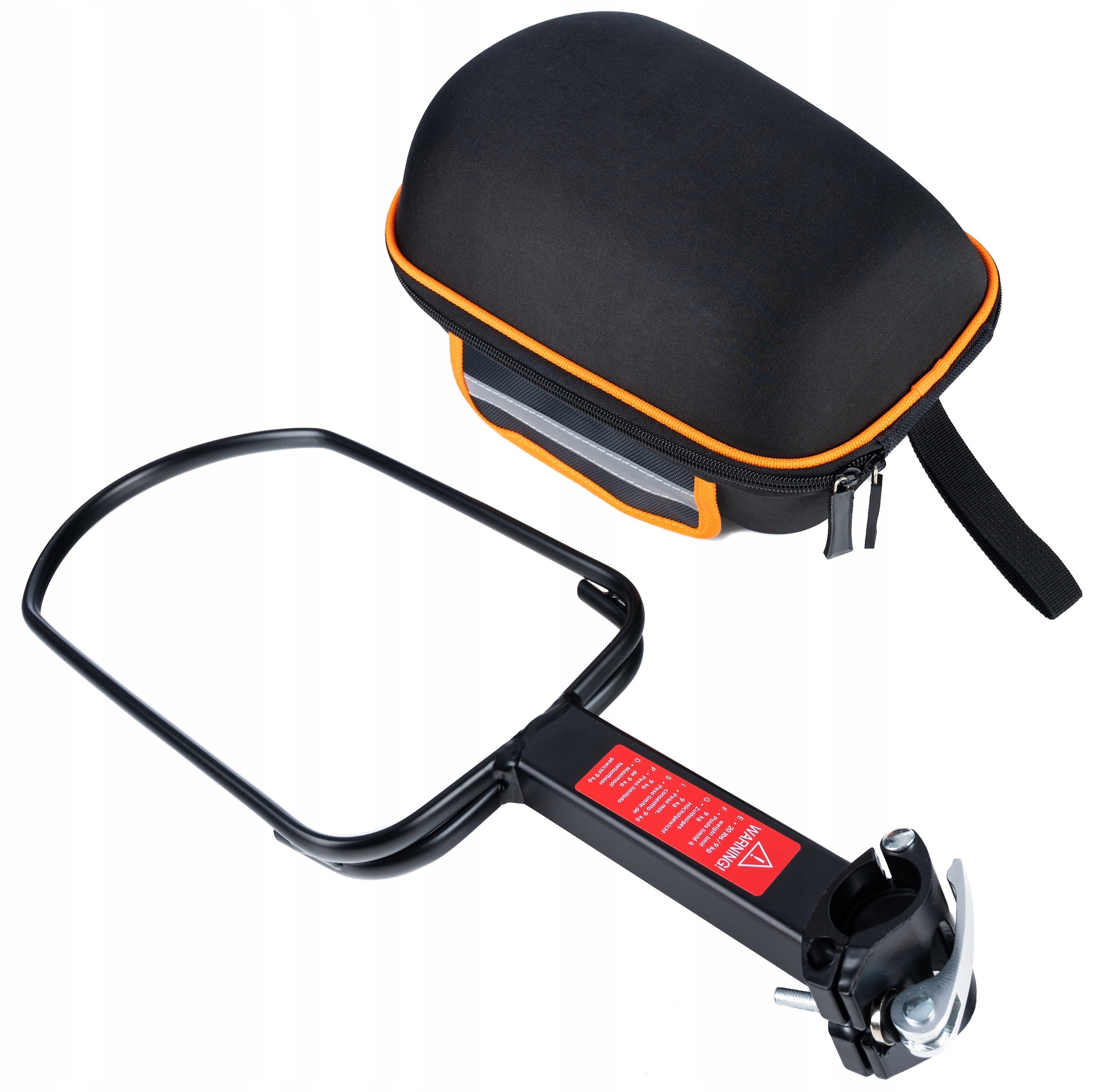 Pouch Bicycle Bag For Bike Fastened + Luggage Rack For Post Cover Capacity 10 l