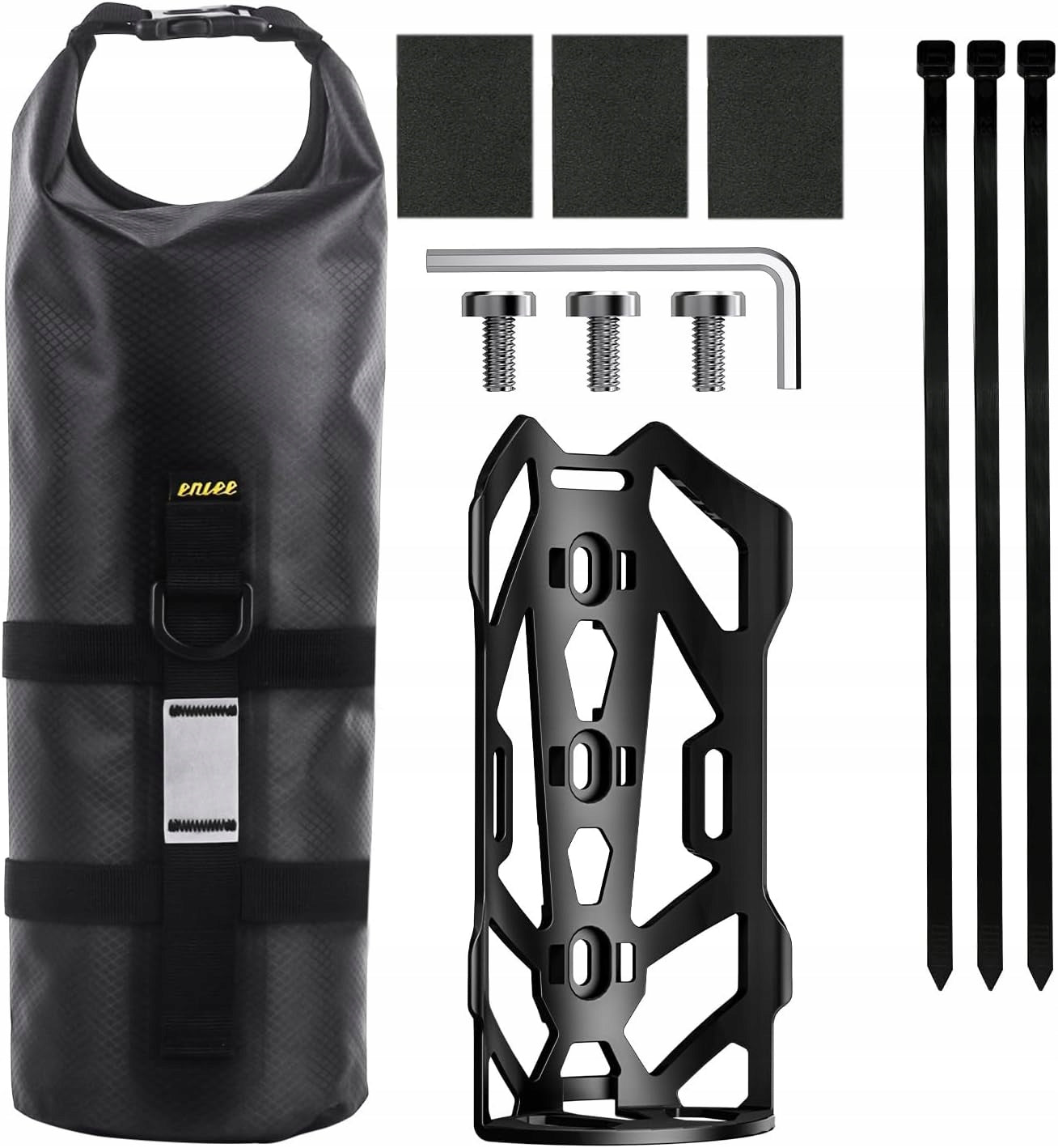 Pouch Bicycle Bag with Frame Holder MTB Fork Black Waterproof Manufacturer code ED2311M