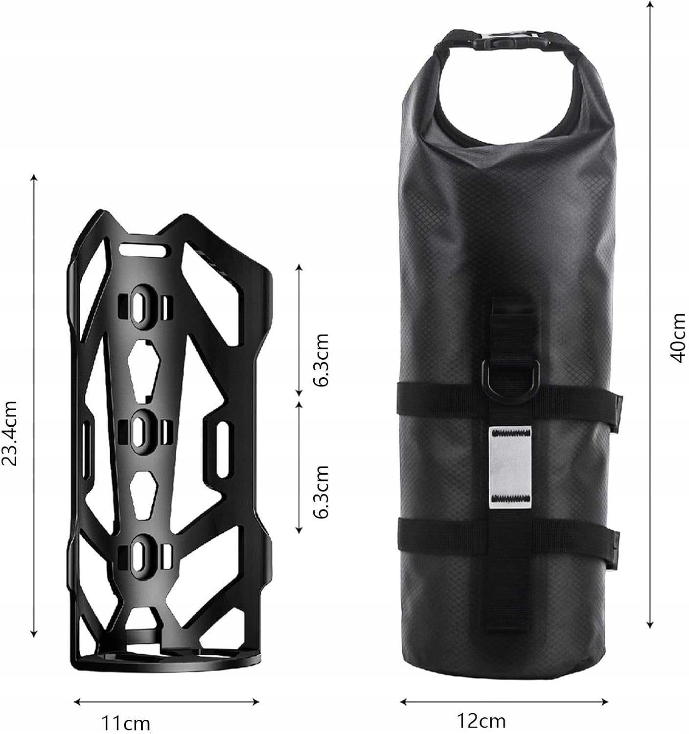 Pouch Bicycle Bag with Frame Holder MTB Fork Waterproof Set Brand enlee