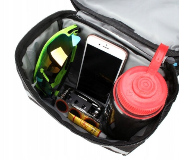 Pouch bicycle handlebar bag black 06559 Brand no brand