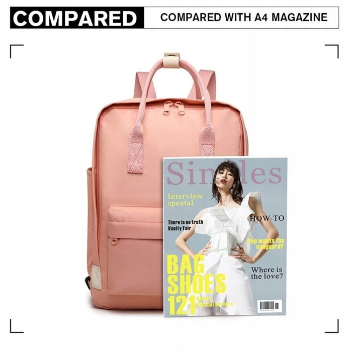 Powder Pink Women's Backpack Vintage Rectangular Youth KN02 EAN (GTIN) 9120075343411