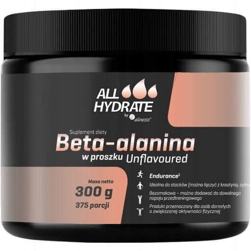 Powder alanine ALLHydrate Beta-Alanine Medicaline 300 g natural