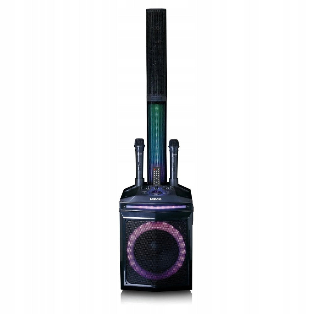 Power Audio Lenco PA-220BK with subwoofer and detachable tweeter