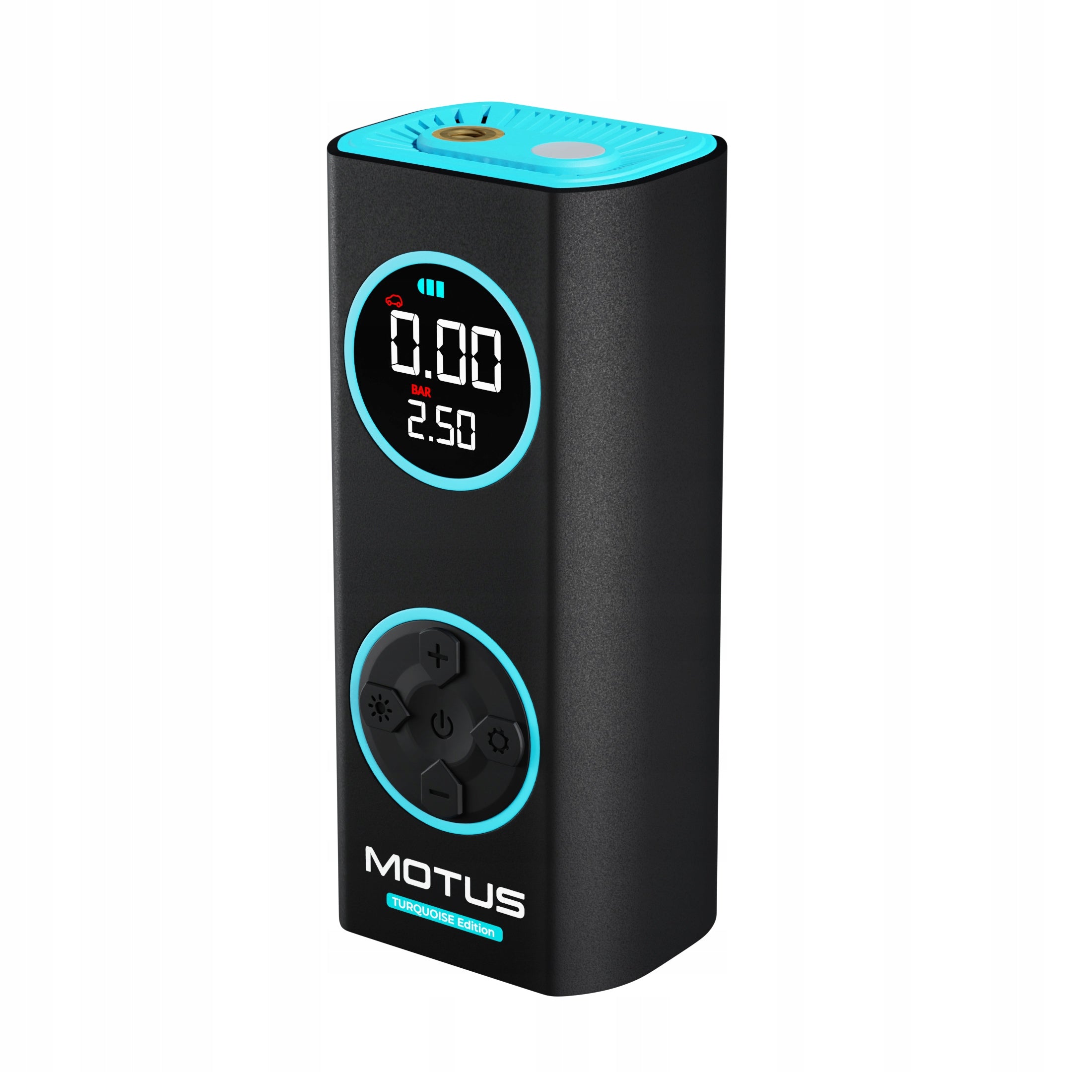 Power Bank Pump Flashlight Motus AirPump Pro Turquoise Edition Length 16.3 cm