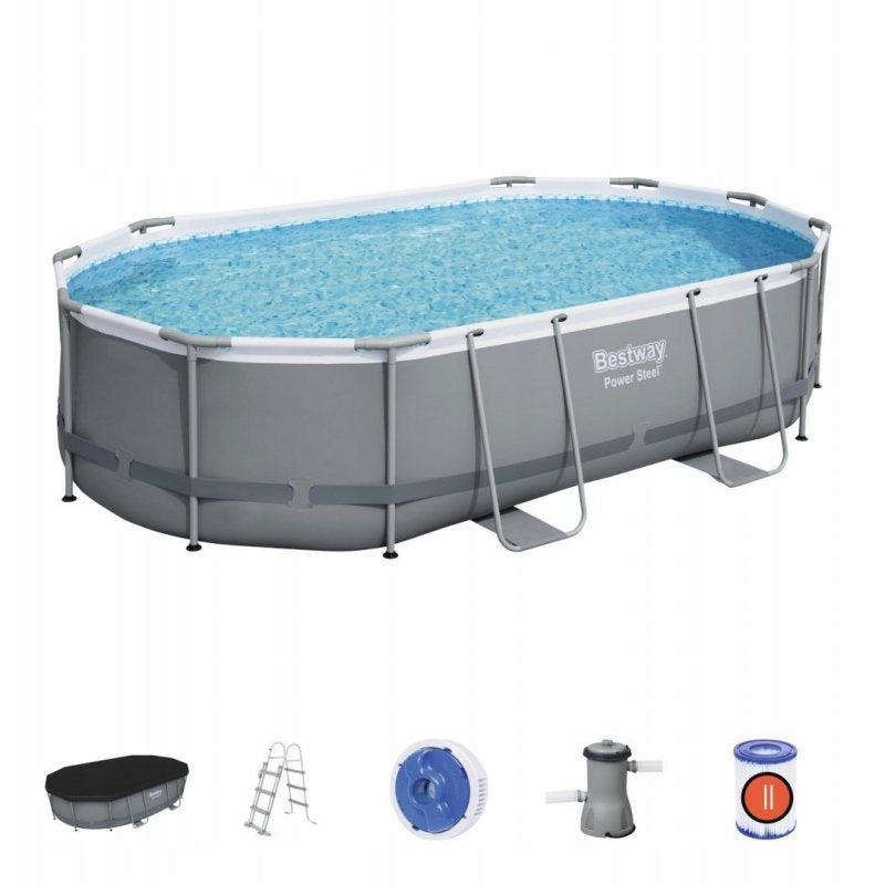 Power Steel 488x305x107 16x10FT BESTWAY 7in1 + Accessories