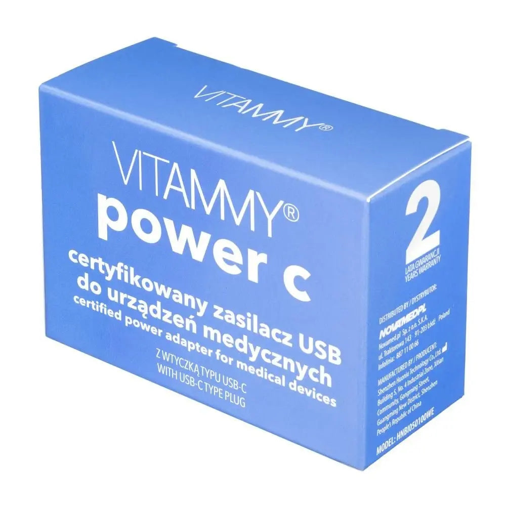 Power adapter for medical devices with USB-C plug Vitammy Power C Manufacturer code TOW015251