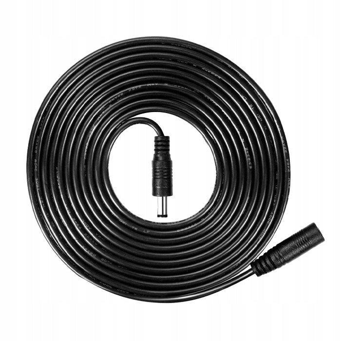 Power extension cable for DC cameras 10m Manufacturer code WGT-5.5/2.1-10