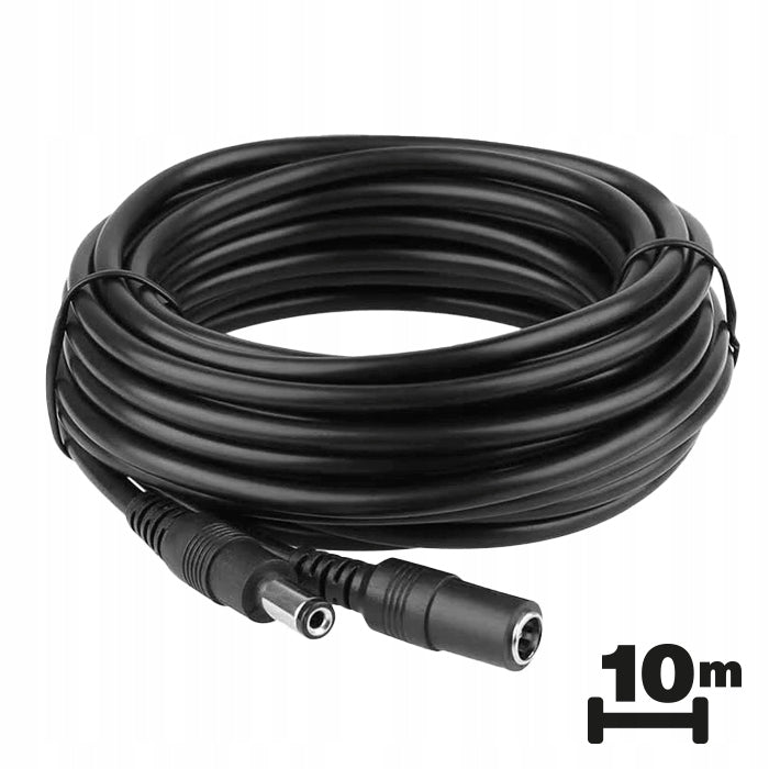 Power extension cable for DC cameras 10m Packaging status original