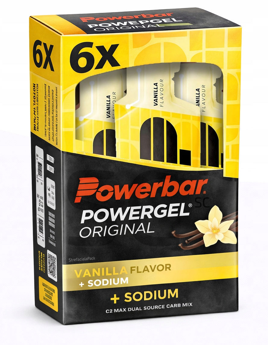 PowerBar PowerGel 6x41ml Energy Gel Running | Vanilla