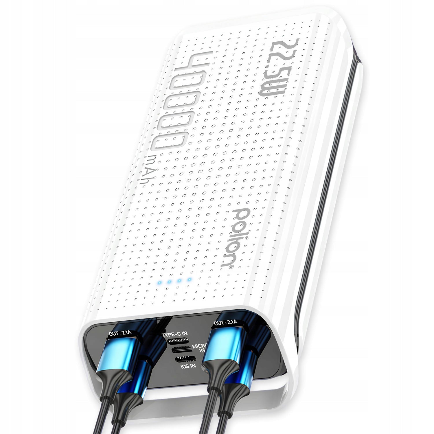 Powerbank POLION 22.5W 40000mAh USB-C USB-A PD 3.0 QC 3.0 Cable Packaging status original