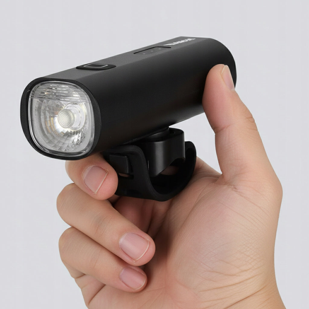 Powerful Bicycle Front Light 800lm LED PowerBank Light 5000mAh DEDRA Kind front-facing