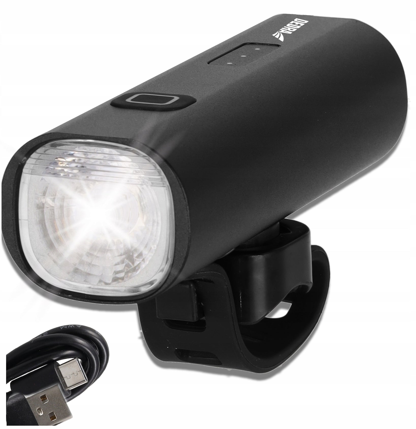 Powerful Bicycle Front Light 800lm LED PowerBank Light 5000mAh DEDRA