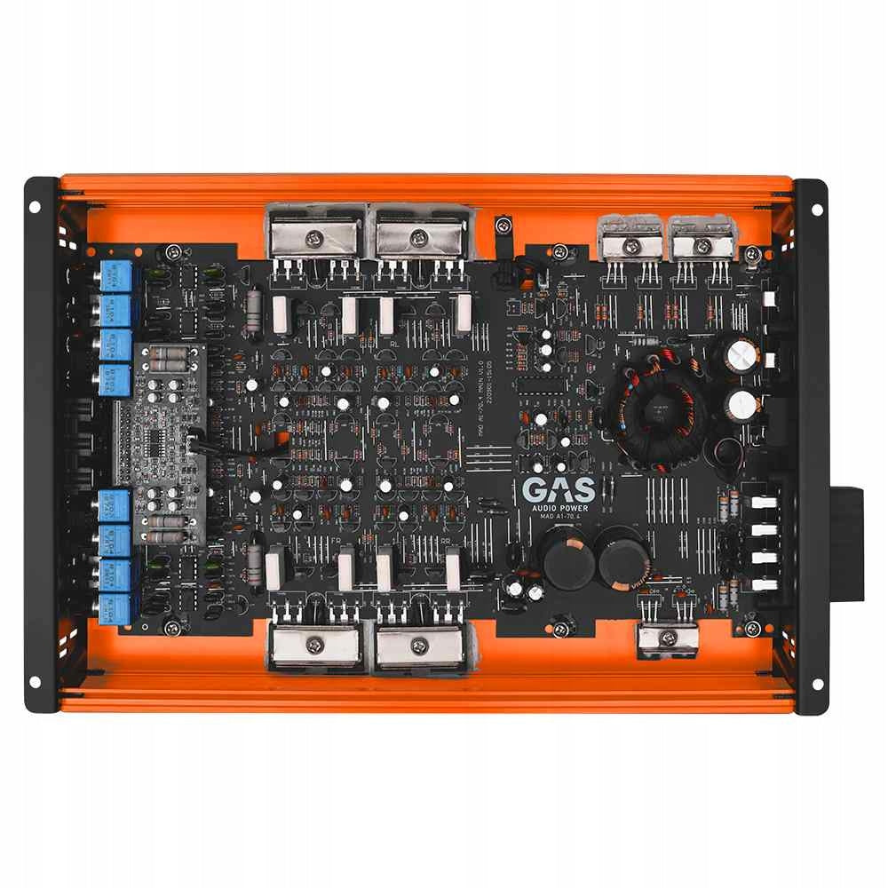 Powerful Car Amplifier 4-Channel RMS 70W 2 Ohm Audio System GAS MAD Manufacturer code MADA1704