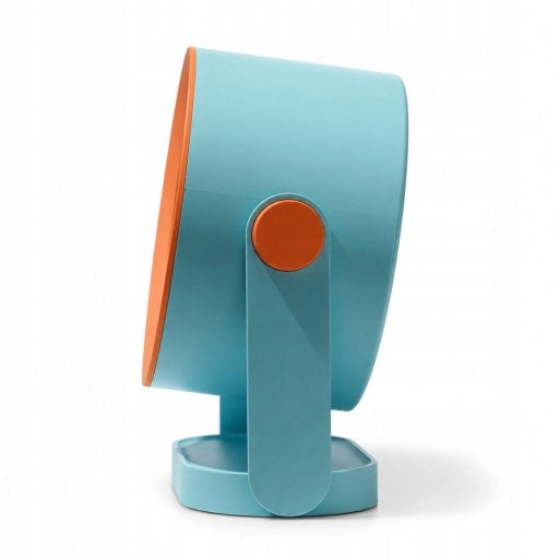 Powerful Desktop Windmill Network Mini Table Fan Quiet USB-C LCD Dominant color blue