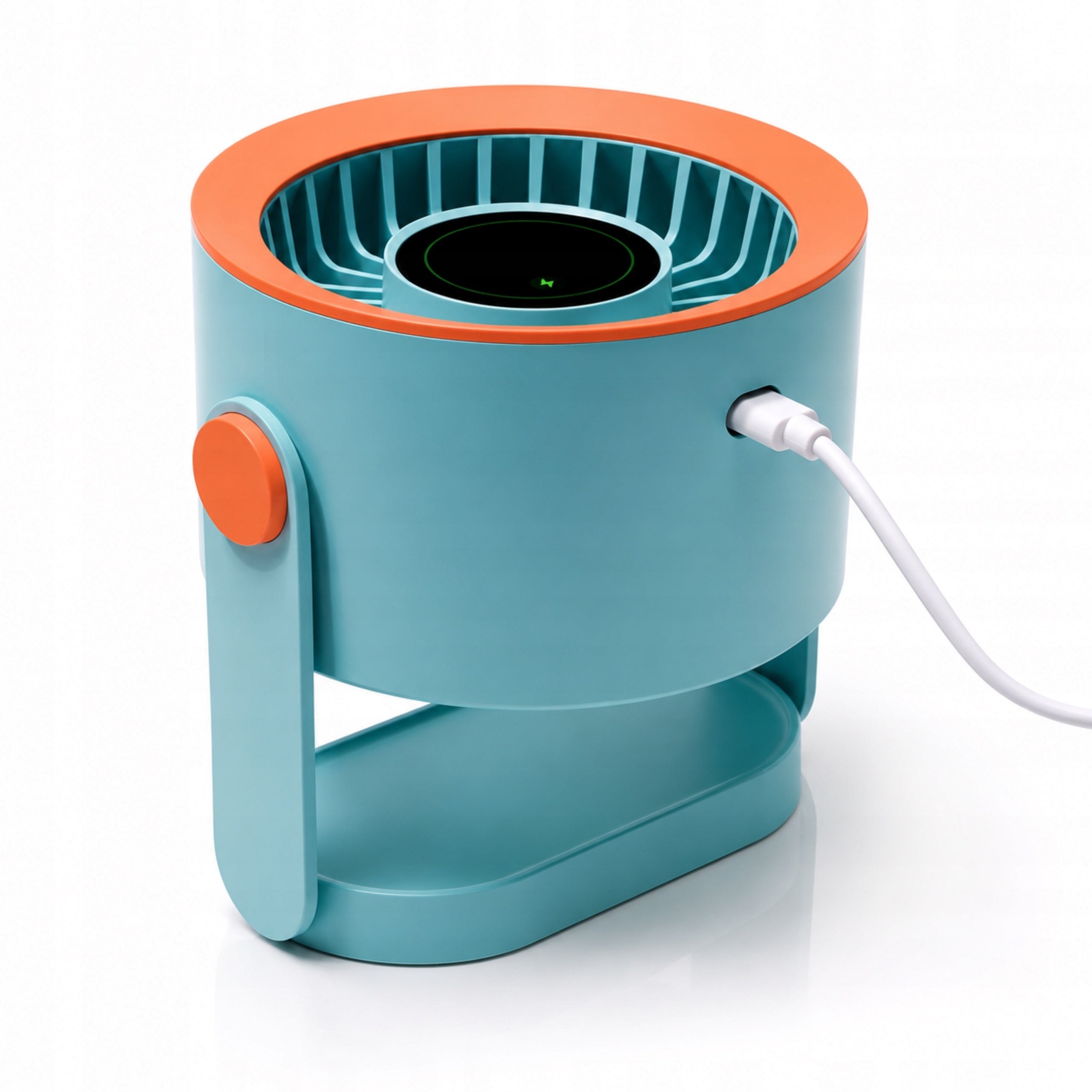 Powerful Desktop Windmill Network Mini Table Fan Quiet USB-C LCD Fan type mini
