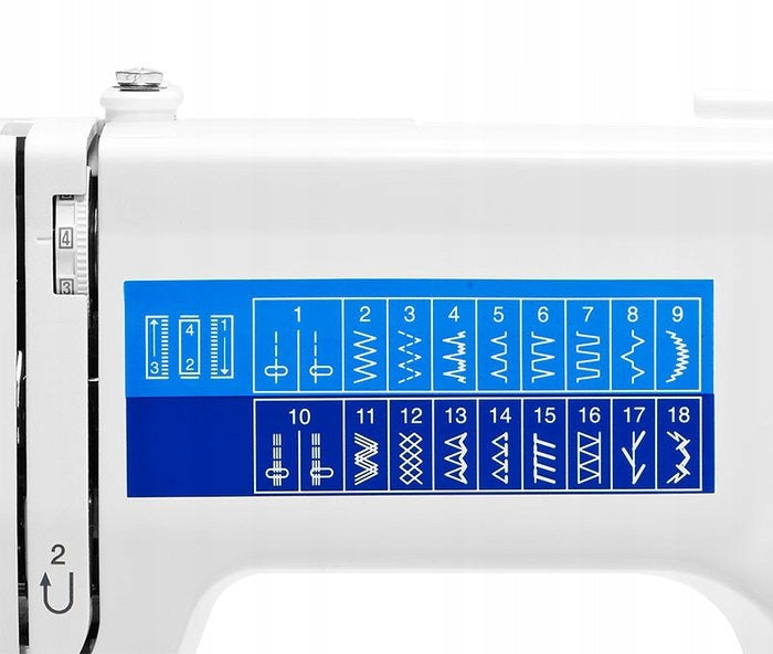 Powerful Elna 320eX mechanical sewing machine + freebie Number of stitches 19