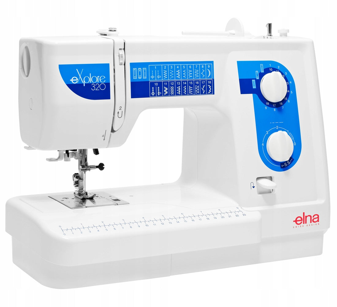 Powerful Elna 320eX mechanical sewing machine + freebie Packaging status original