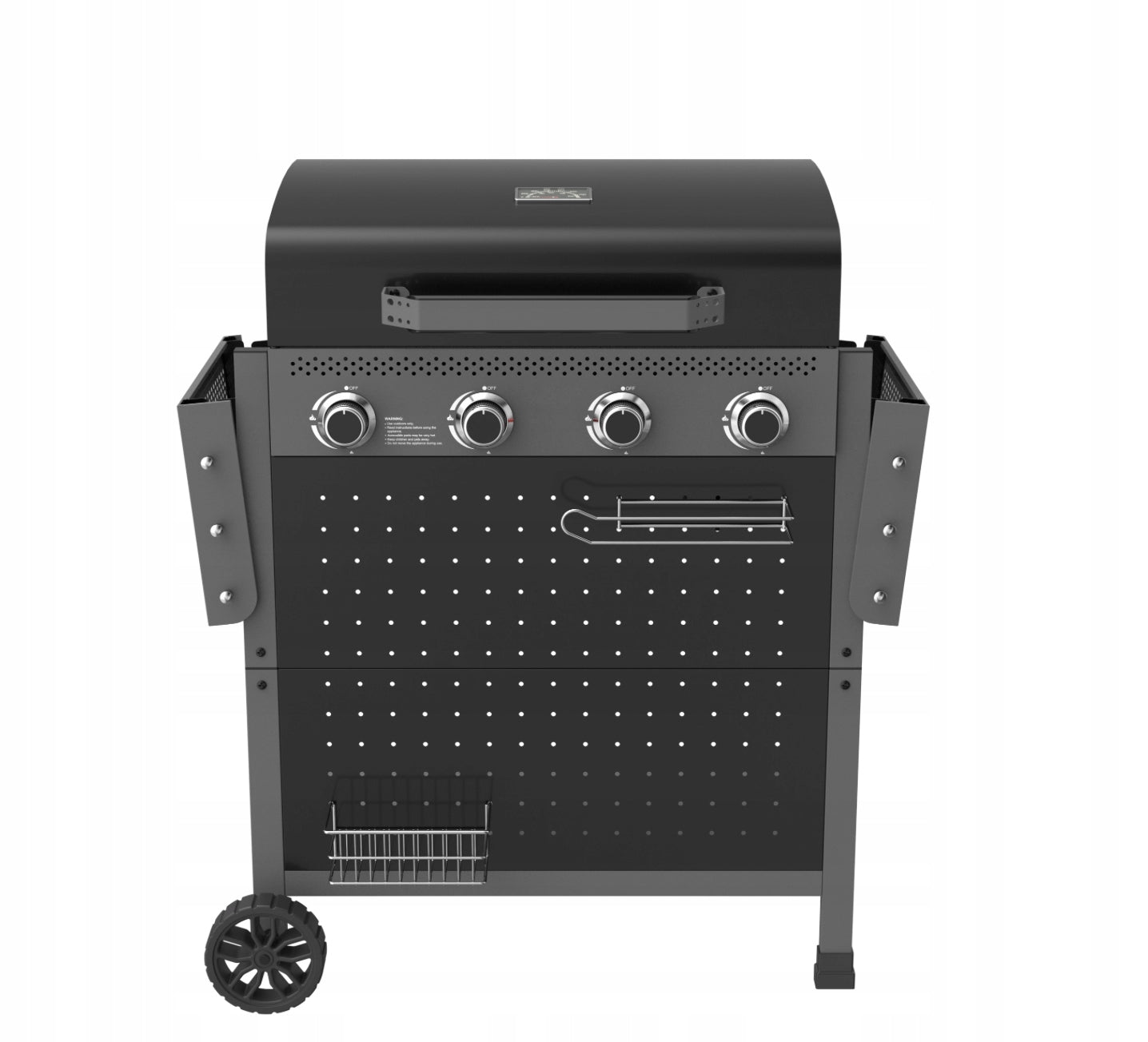 Powerful Garden Gas Grill 4 Burners Corciano Camila 10KW Grill width 122.5 cm