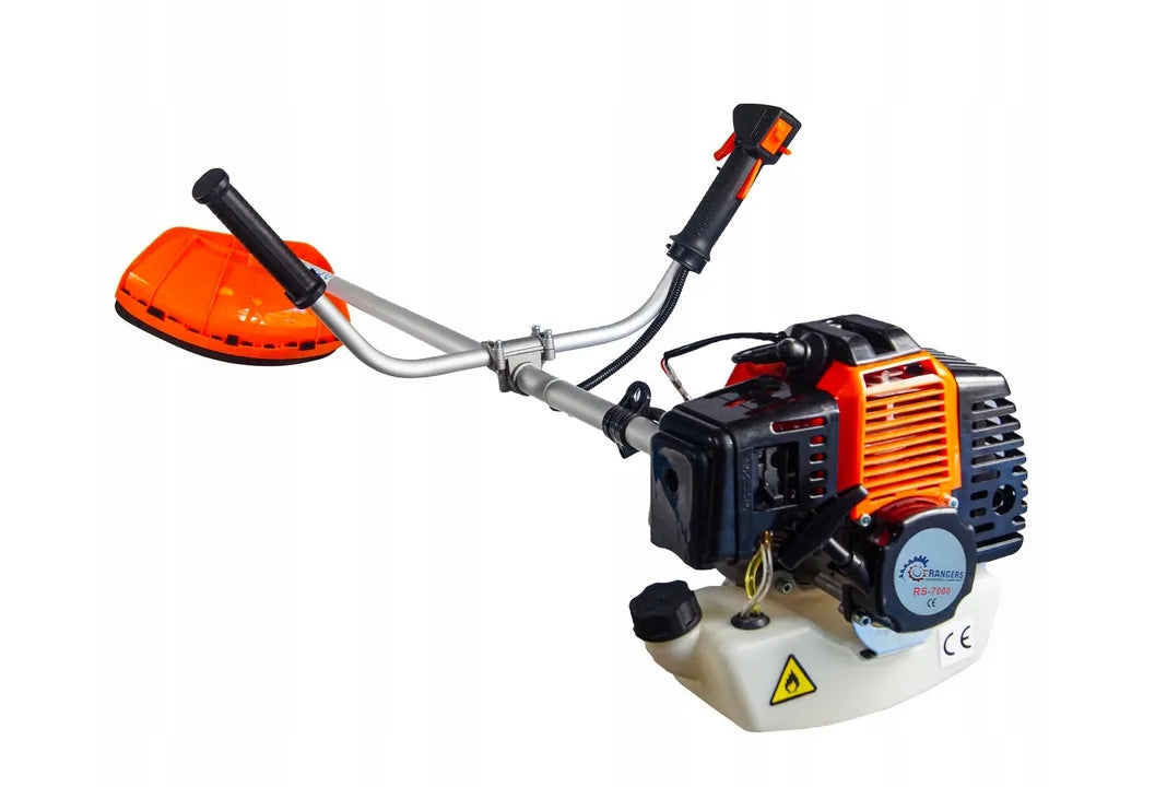 Powerful combustion scythe trimmer head 6.1 HP accessories RANGERS Model RS7000