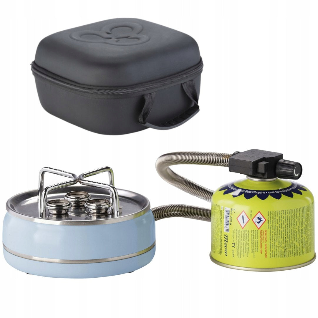 Powerful tourist stove BOB 3 burners piezo igniter 2.8 kW