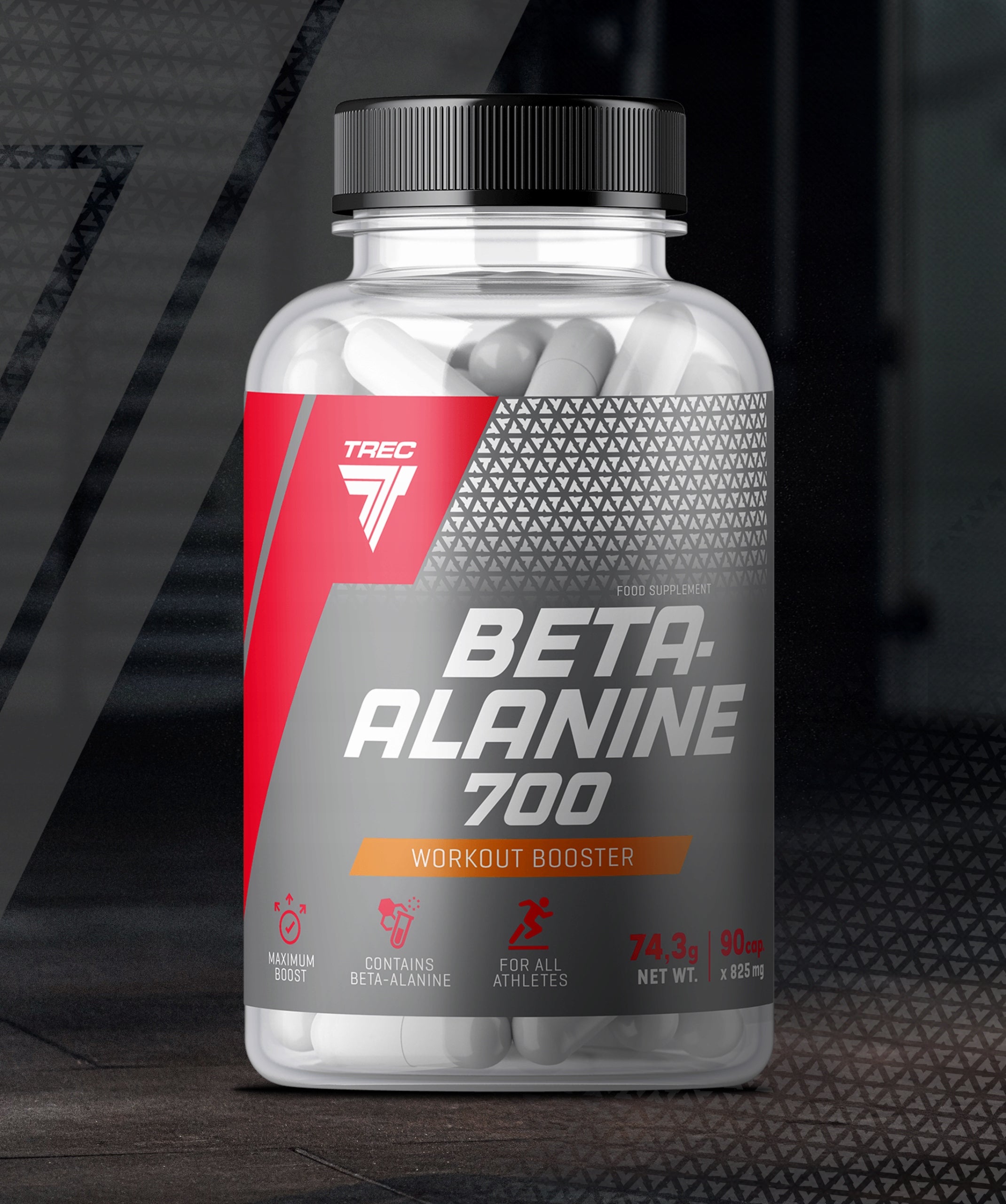 Pre-WORKOUT Trec Beta Alanine 90 kaps STRENGTH POWER BETA ALANINE EAN (GTIN) 5902114018726