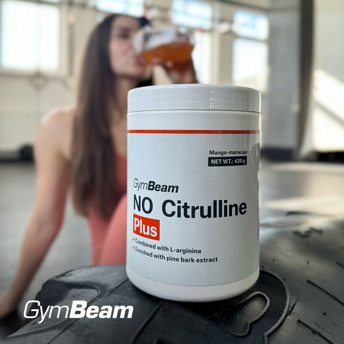 Pre-WORKOUT WITHOUT CAFFEINE NO CITRULLINE ARGININE - GymBeam 420g passion fruit Manufacturer code NO Cytrulina Plus - GymBeam