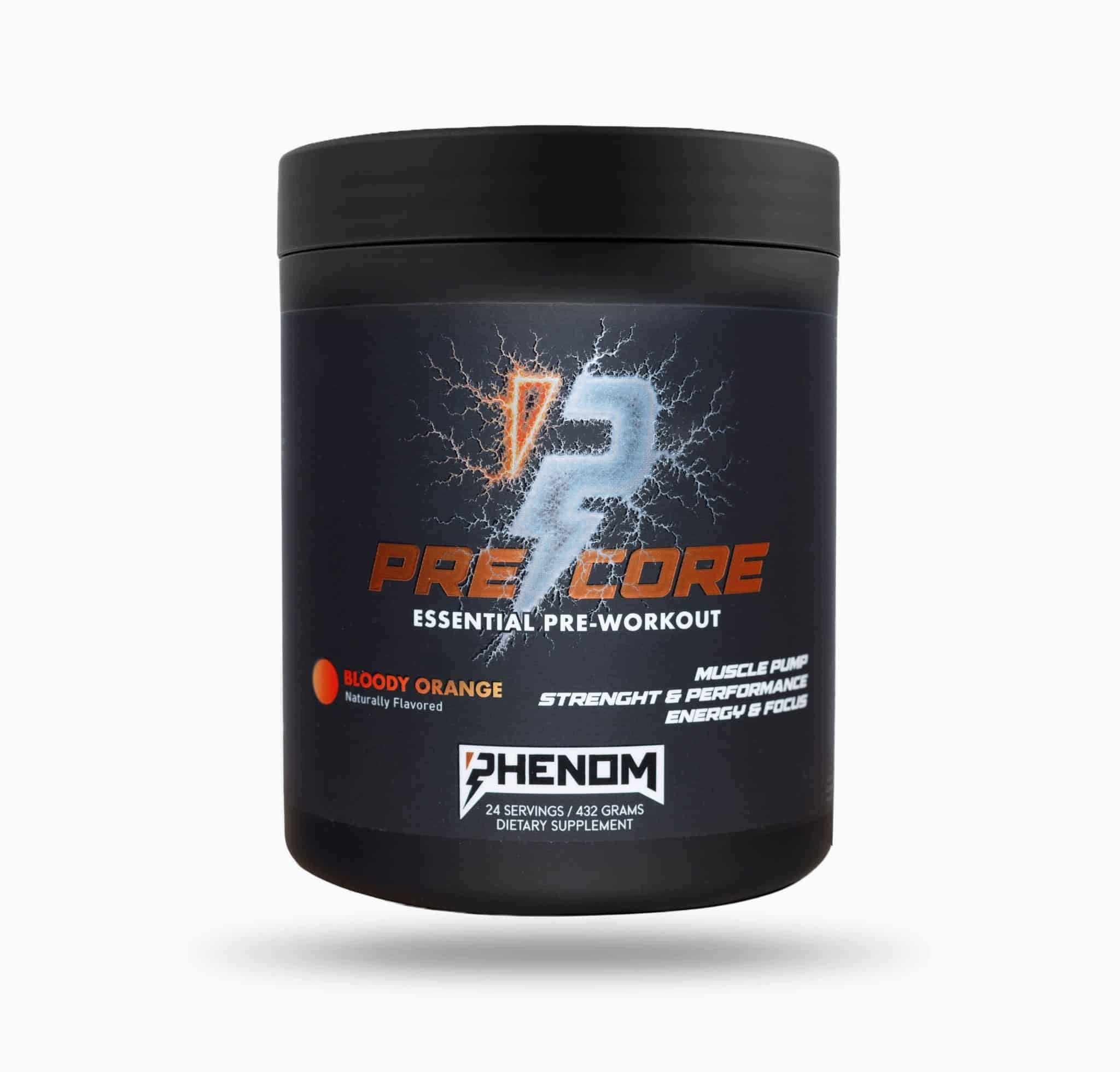 Pre-Workout Phenom PreCore Pre Workout 420 g Bloody Orange