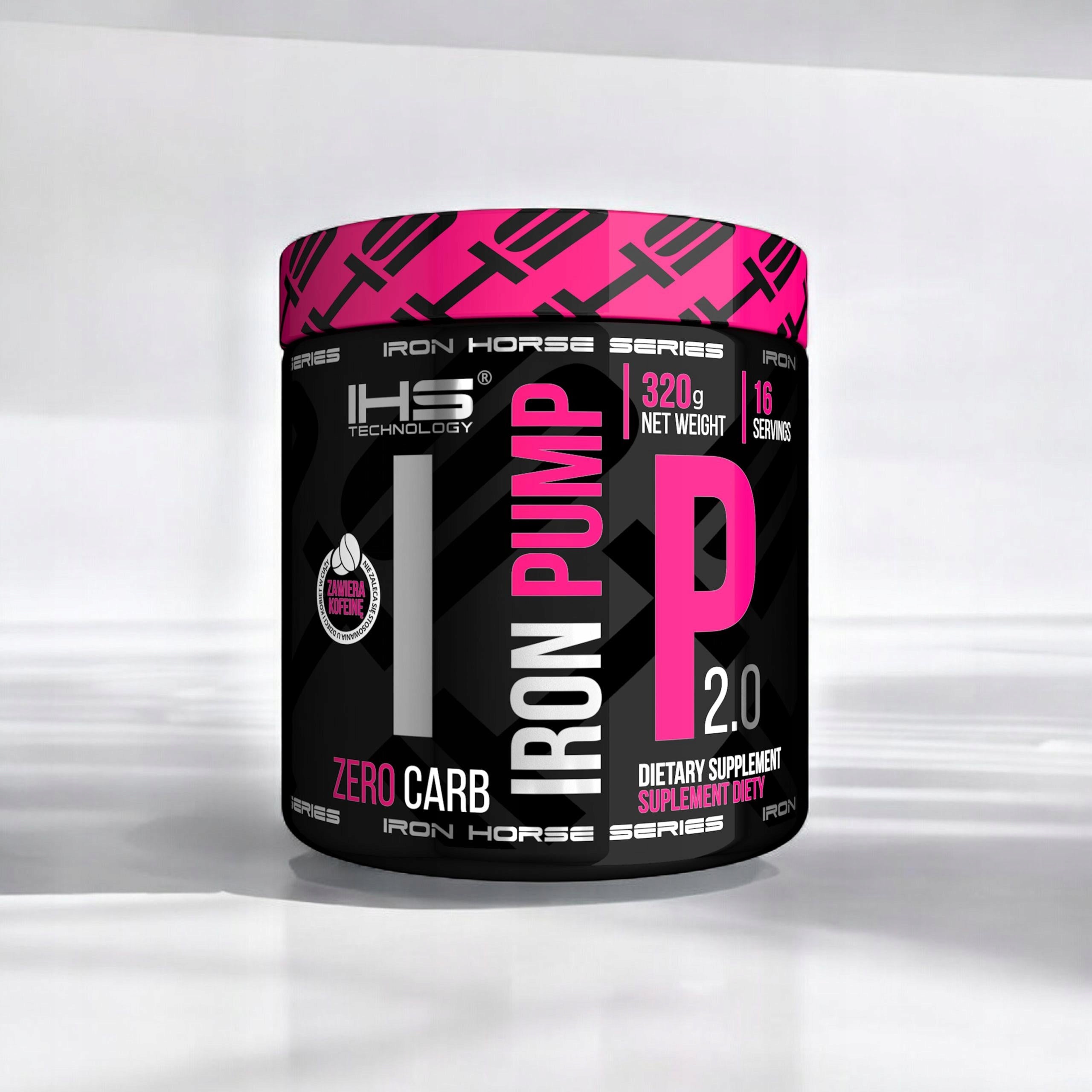Pre-workout AAKG Beta-Alanine Citrulline Iron Pump 320g IRON HORSE Packaging status original
