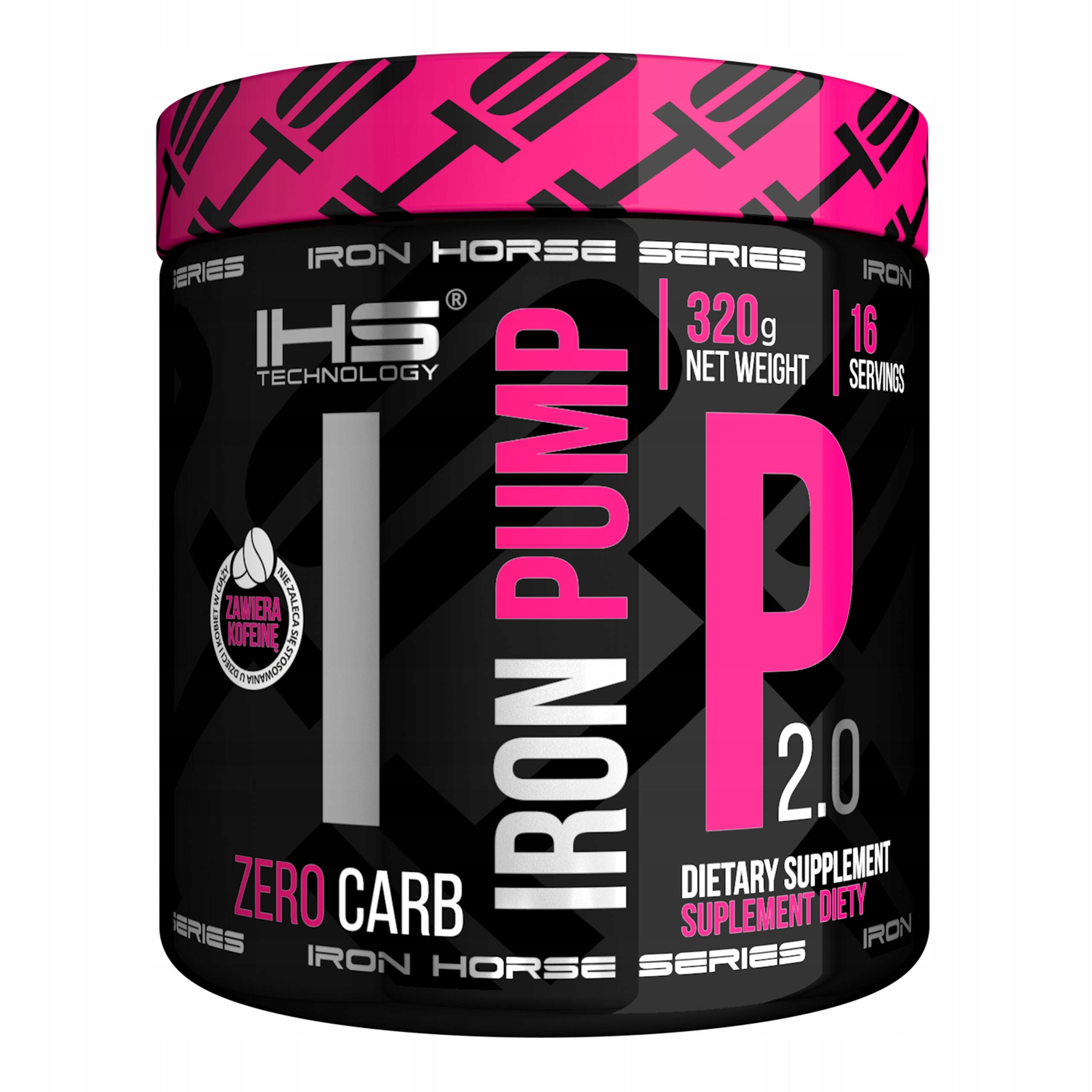 Pre-workout AAKG Beta-Alanine Citrulline Iron Pump 320g IRON HORSE