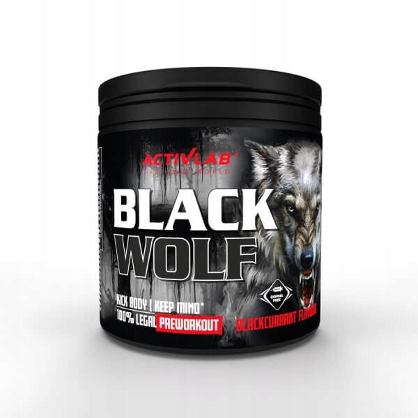 Pre-workout Conditioner Activlab Black Wolf Blackcurrant Flavour 300 g Expiration date at least 3 months from the date of purchase