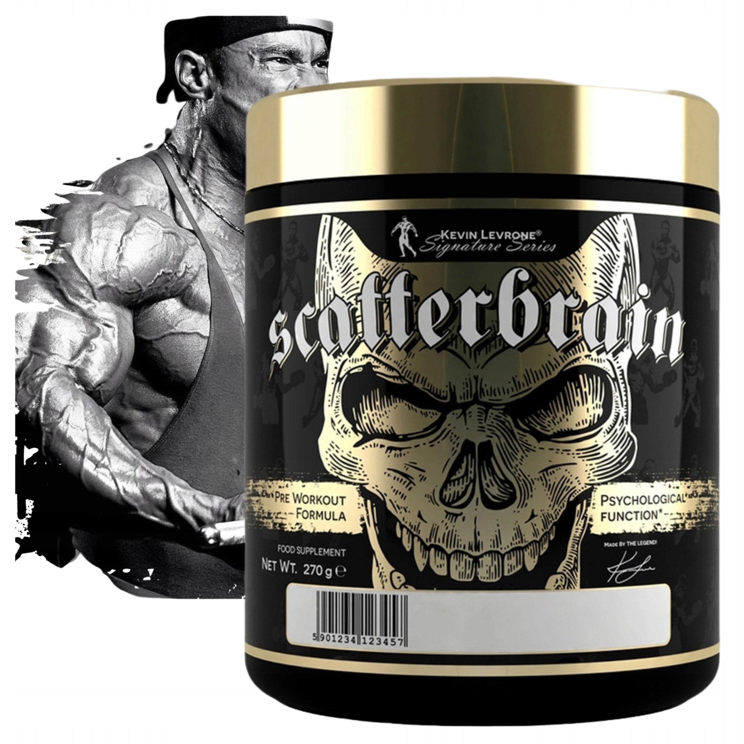 Pre-workout Creatine Citrulline Pump Scatterbrain 270g LEVRONE