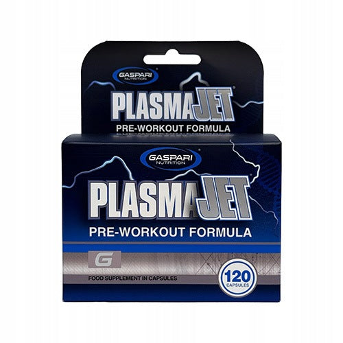Pre-workout GASPARI Plasma Jet 120 Kaps Caffeine Wit B3 Energy Pump Expiration date at least six months from the date of purchase